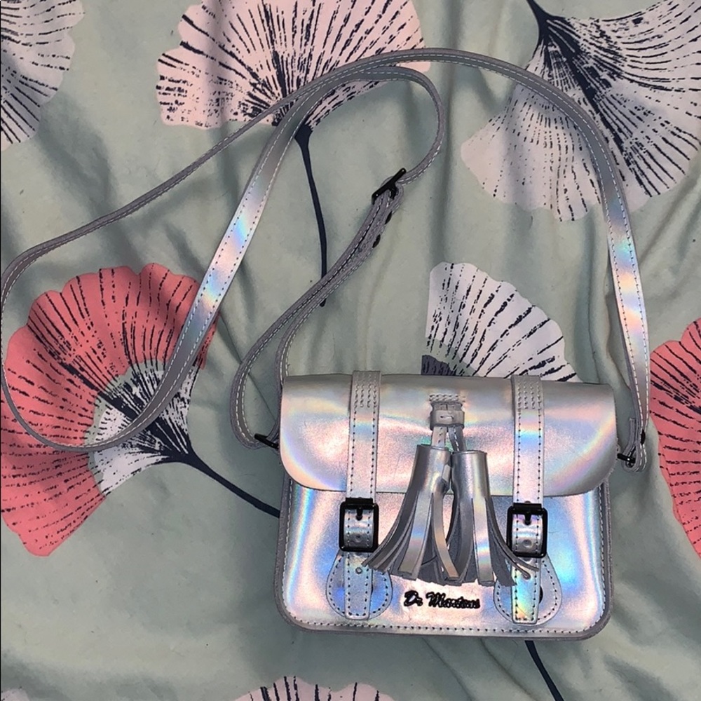 Adorable Dr. Marten iridescent mini cross body!